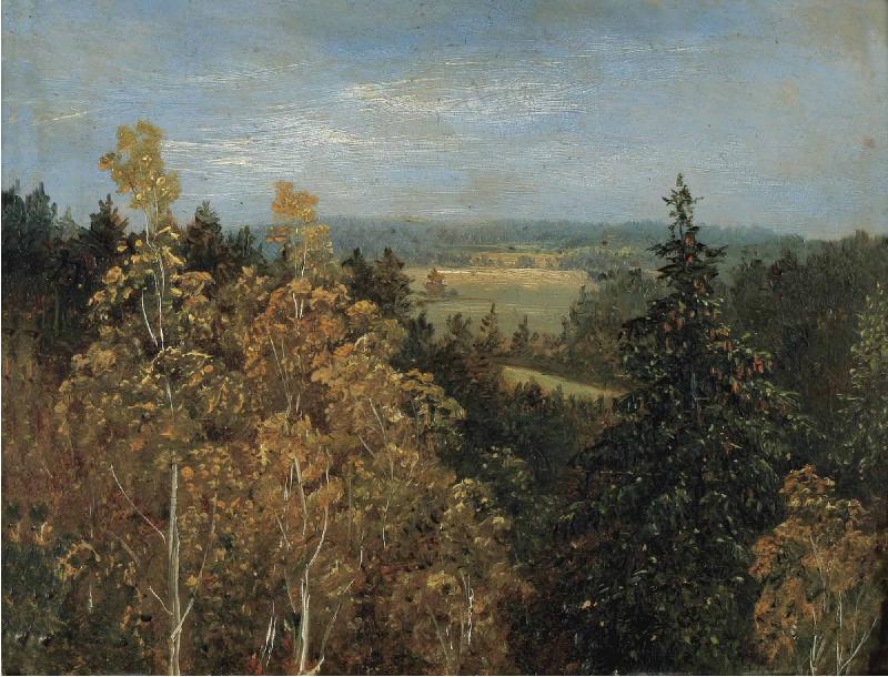 Carl Gustav Carus Blick uber eine Waldlandschaft